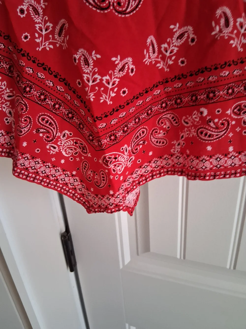 Red Bandana Print Tank Top
